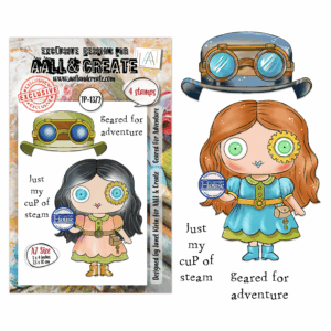 AALL & Create Stamp Sets - A7 - Steam & Wonder Geared For Adventure (AALL-TP-1372)