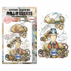 AALL & Create Stamp Sets - A6 - Gearlight Core Faceless Time (AALL-TP-1456)