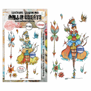 AALL & Create Stamp Sets - A6 - Aether Dragonfly Aether Huntress (AALL-TP-1463)