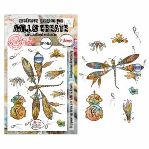 AALL & Create Stamp Sets - A6 - Aether Dragonfly Glassbound Dragonfly (AALL-TP-1466)