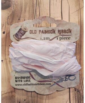 Old Fashion Ribbon: Old Fashion LINEN - vintage LIGHT PINK (ROLDL-28)