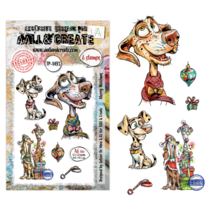 AALL & Create Stamp Sets - A6 - Festive Friends: Merry Woofmas (AALL-TP-1493)