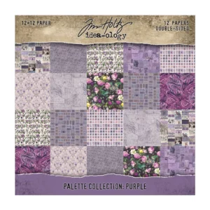 Tim Holtz Palette Collection 12x12 Inch PURPLE (TH94464)