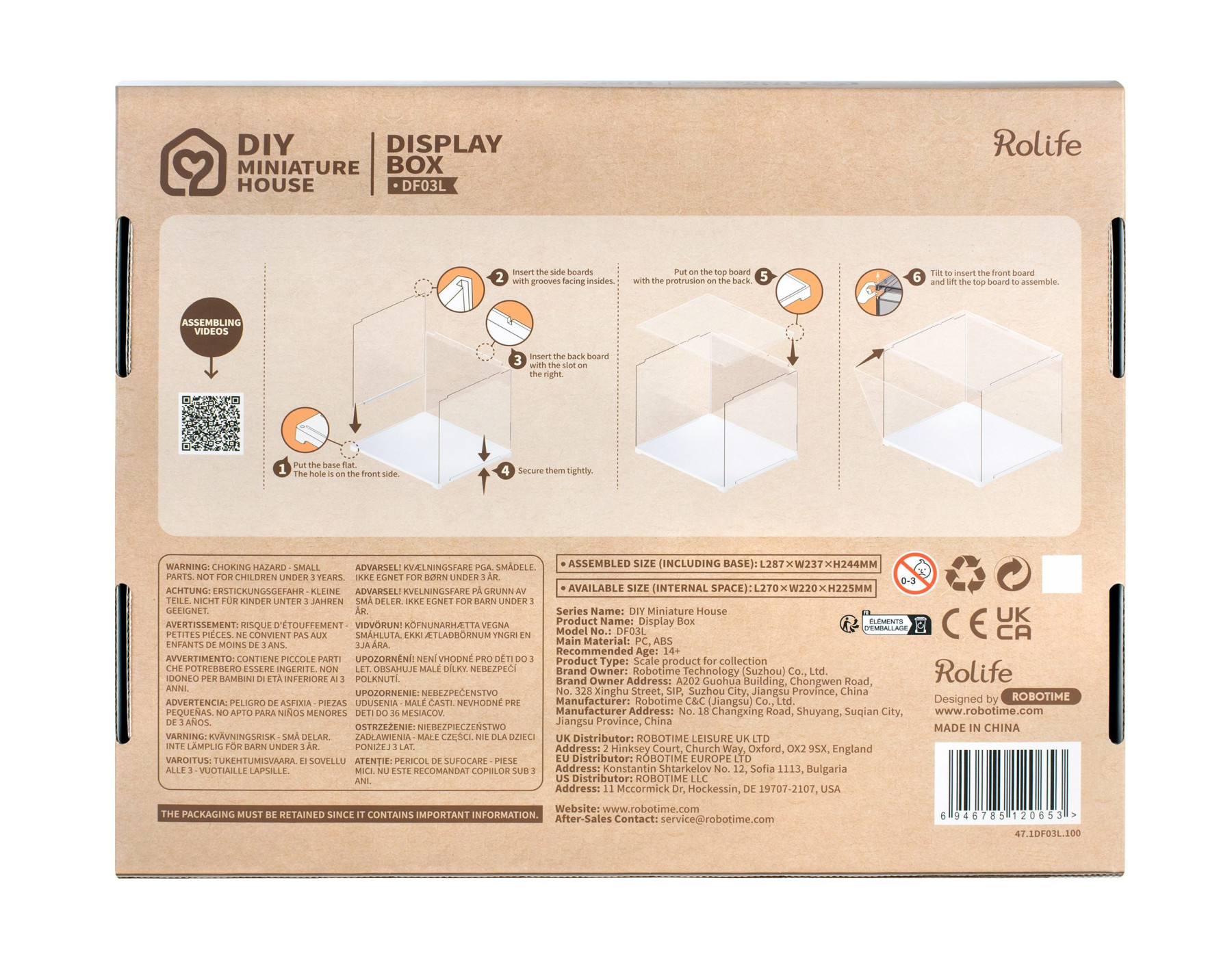 Robotime DIY Miniature House Display Box - Image 4